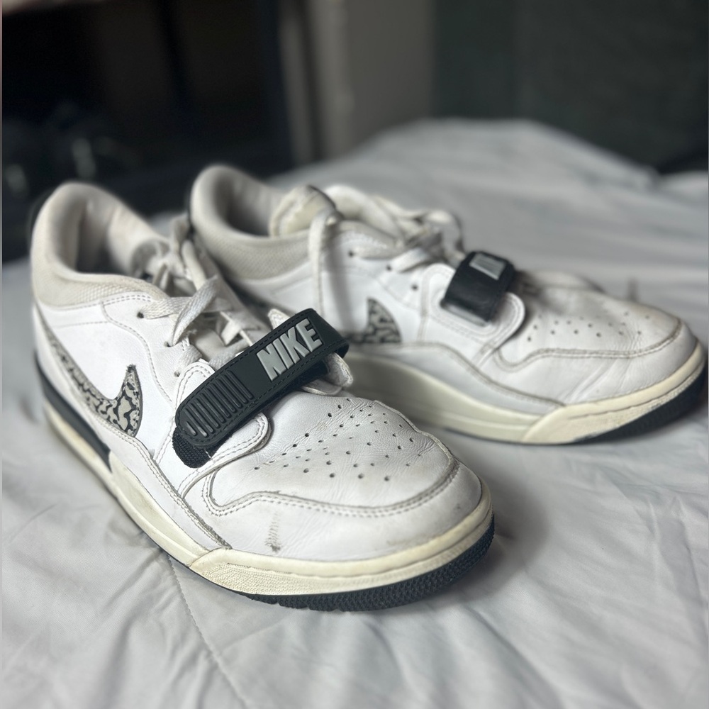 Jordan White and Black Athletic Shoes